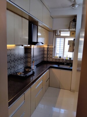 Kitchen in 2 BHK Apartment at Lodha Amara New Tower, Kolshet Road – for Rent