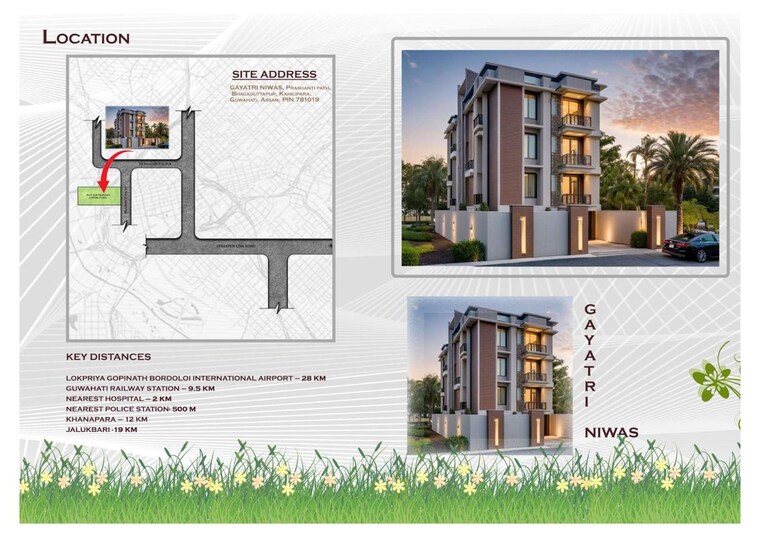 Exterior View, kahilipara 3 Bedroom 1332 Sq.Ft. Apartment In Kahilipara Guwahati 10412217