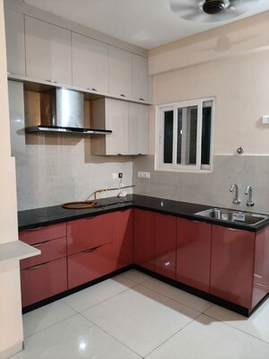 Kitchen in 2 BHK Apartment at Rajapushpa Provincia, Narsingi – for Rent