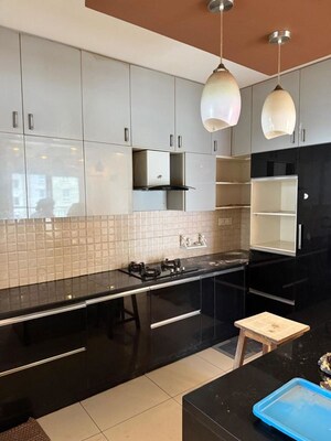 Kitchen in 3 BHK Apartment at Sumadhura Silver Ripples, Whitefield – for Rent