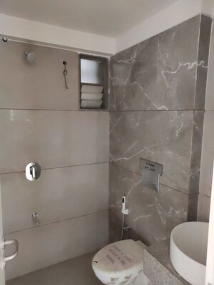 Bathroom in 3 BHK Apartment at Vastrapur – for Rent