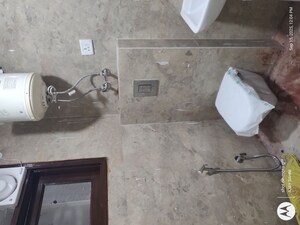 Bathroom in 3 BHK Builder Floor at Mehrauli – for Rent