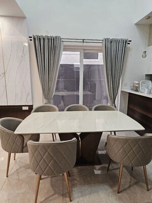 Dining area in 4 BHK Apartment at Muppas Indraprastha, Tellapur – for Rent