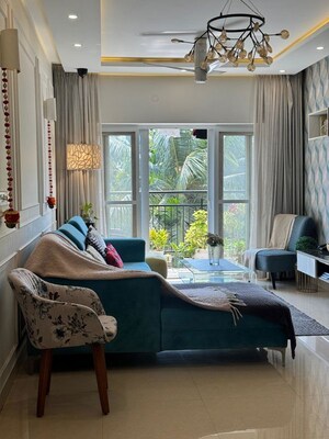 Living Room in 3 BHK Apartment at BSCPL Bollineni Silas, Whitefield – for Rent