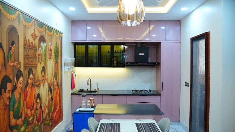 Kitchen, suraram 3 Bedroom 2500 Sq.Ft. Villa In Suraram Hyderabad 10412408