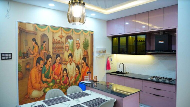 Kitchen, suraram 3 Bedroom 2500 Sq.Ft. Villa In Suraram Hyderabad 10412408