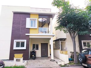 3 BHK Villa – Exterior View View at Praneeth Pranav Leaf, Mallampet - for Rent