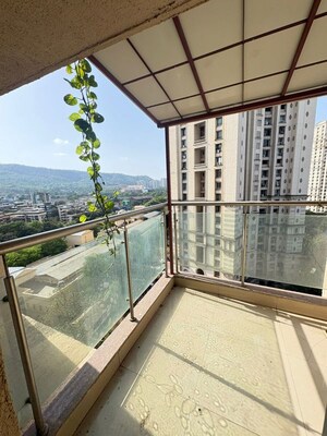 Balcony in 2 BHK Apartment at Kanakia Spaces Niharika, Manpada – for Rent