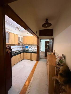 Kitchen in 2 BHK Builder Floor at Kalkaji – for Rent