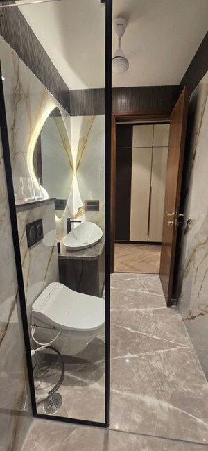 Bathroom in 4 BHK Builder Floor at Nirvana Country – for Sale