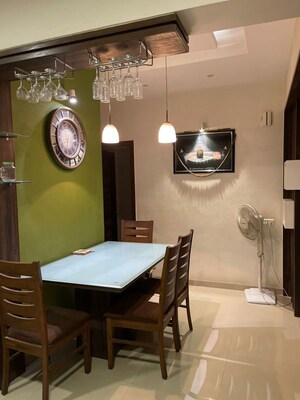 Dining area in 2 BHK Apartment at  Deep Indraprastha Homes, Makarba – for Rent