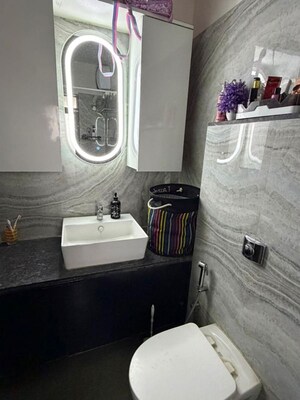 Bathroom in 1.5 BHK Apartment at Paradigm El Signora, Jogeshwari West – for Rent