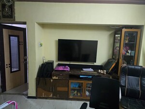 Living Room in 2 BHK Apartment at Cosmos Heritage, Manpada – for Rent