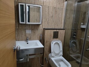 Bathroom in 3 BHK Apartment at Lohia Jain Vallonia Apartments, Bavdhan – for Rent