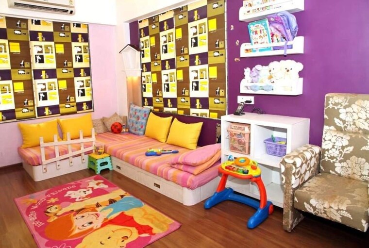 Bedroom, deep-indraprasth 3 Bedroom 1800 Sq.Ft. Apartment In Satellite Ahmedabad 10412518