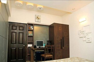Living Room in 3 BHK Apartment at Deep Indraprasth, Satellite – for Rent