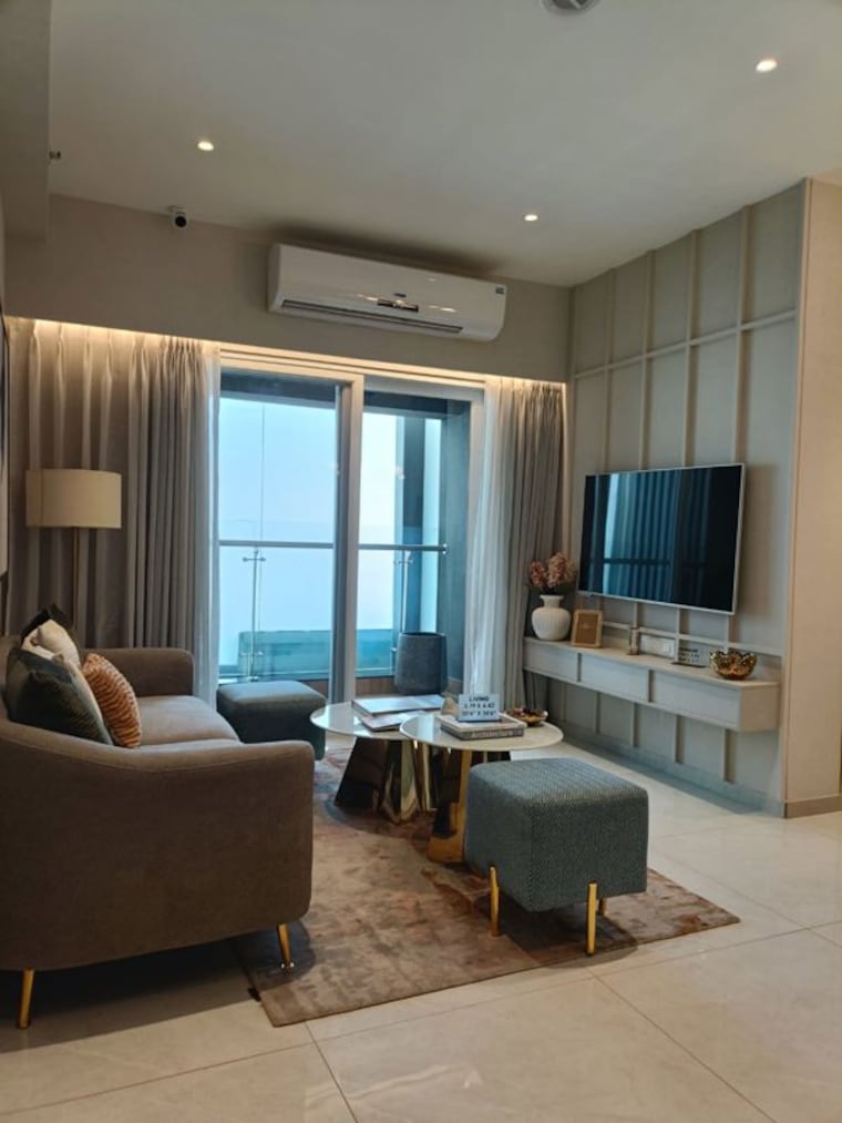 Living Room, godrej-ivara 3 Bedroom 1675 Sq.Ft. Apartment In Kharadi Pune 10412540