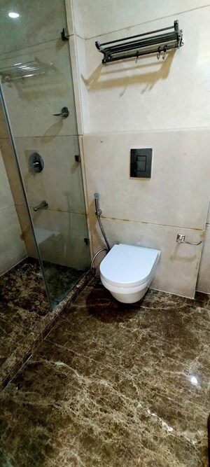 Bathroom in 3 BHK Builder Floor at Gulmohar Park – for Rent