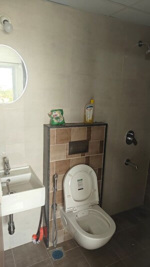 Bathroom in 2.5 BHK Apartment at Nambiar Millennia, Sarjapur Road – for Rent
