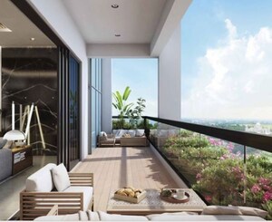 Balcony in 4 BHK Apartment at Sreepally – for Sale