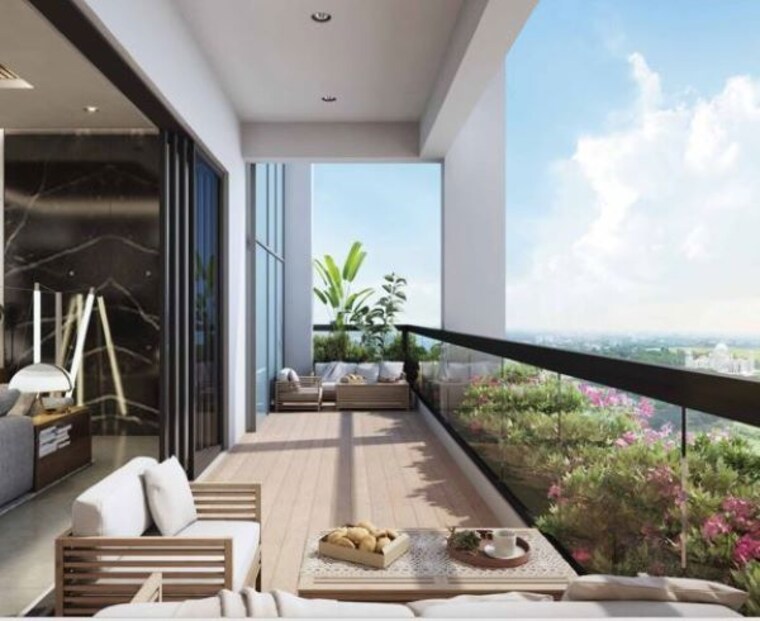 Balcony, sreepally 4 Bedroom 3200 Sq.Ft. Apartment In Sreepally Kolkata 10412606