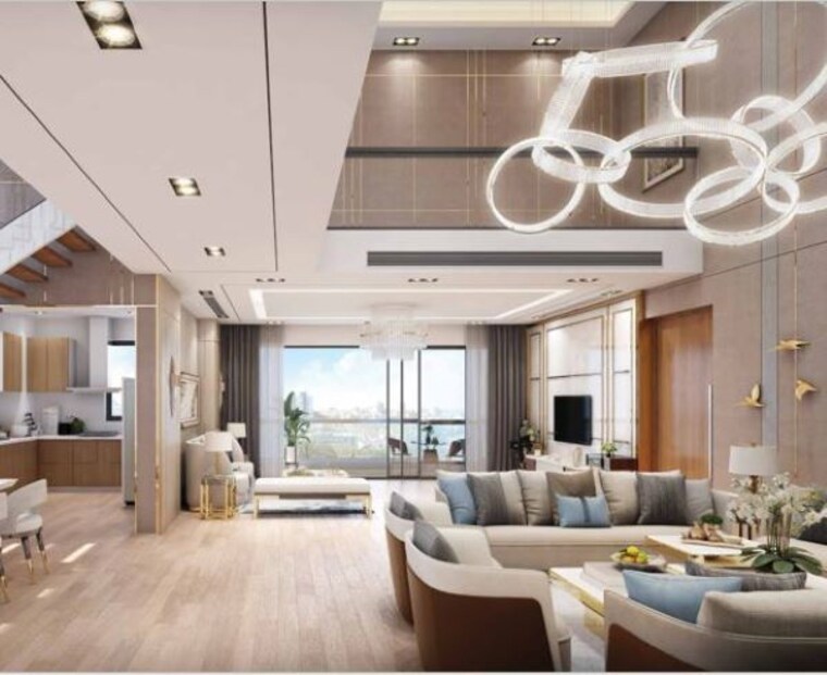 Living Room, sreepally 4 Bedroom 3200 Sq.Ft. Apartment In Sreepally Kolkata 10412606