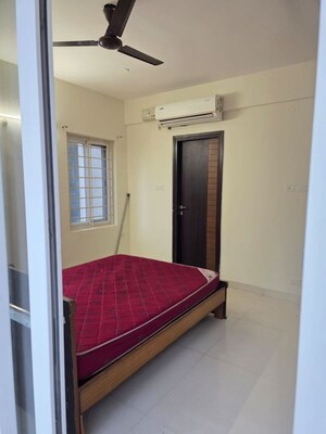 Bedroom in 3 BHK Apartment at Vajra Jasmine County, Gachibowli – for Rent