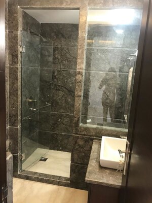 Bathroom in 3 BHK Builder Floor at Gulmohar Park – for Rent