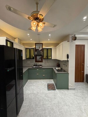 Kitchen in 4 BHK Builder Floor at Dwarka Mor – for Rent