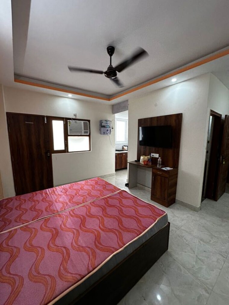 Bedroom, sushant lok i 1 RK 250 Sq.Ft. Builder Floor In Sushant Lok I Gurgaon 10412651