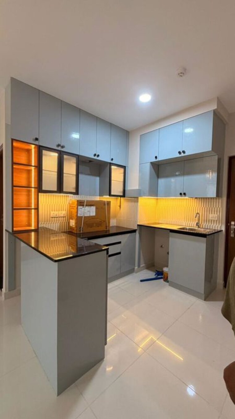 Kitchen, paradise-at-brigade-cornerstone-utopia Studio 510 Sq.Ft. Apartment In Varthur Bangalore 10412683