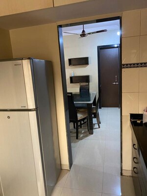 Living Room in 1 BHK Apartment at Valley Towers Annex, Manpada – for Rent