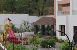 Balcony in 3 BHK Apartment at Mont Vert Belair, Bhugaon – for Rent