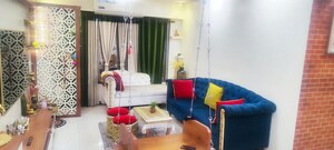Living Room in 2 BHK Apartment at Soham Tropical Lagoon 4 Jacaranda, Ghodbunder Road – for Rent