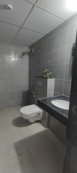 Bathroom in 2 BHK Apartment at Shapoorji Pallonji Sensorium, Hinjewadi – for Rent