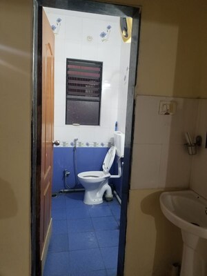 Bathroom in 1 BHK Apartment at Chougule Pride, Wadgaon Sheri – for Rent