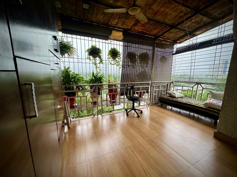 Balcony, newa-garden 2.5 Bedroom 1150 Sq.Ft. Apartment In Airoli Sector 20 Navi Mumbai 10412849