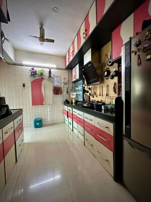 Kitchen in 2.5 BHK Apartment at Newa Garden, Airoli Sector 20 – for Rent