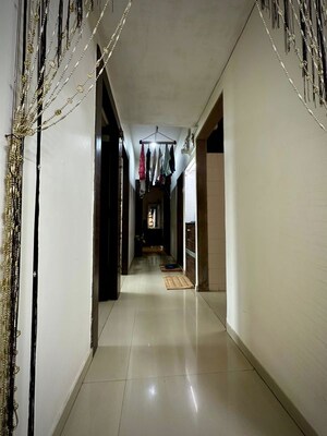 Building Lobby in 2.5 BHK Apartment at Newa Garden, Airoli Sector 20 – for Rent