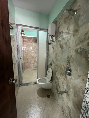 Bathroom in 1 BHK Apartment at Parth Lakefront, Dighe – for Rent