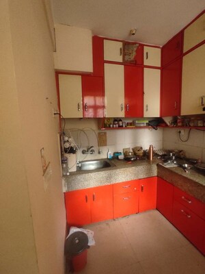 Kitchen in 2 BHK Apartment at Habitech Panch Tatva, Tech Zone 4 Greater Noida – for Rent