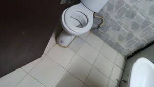 Bathroom in 2 BHK Apartment at Habitech Panch Tatva, Tech Zone 4 Greater Noida – for Rent