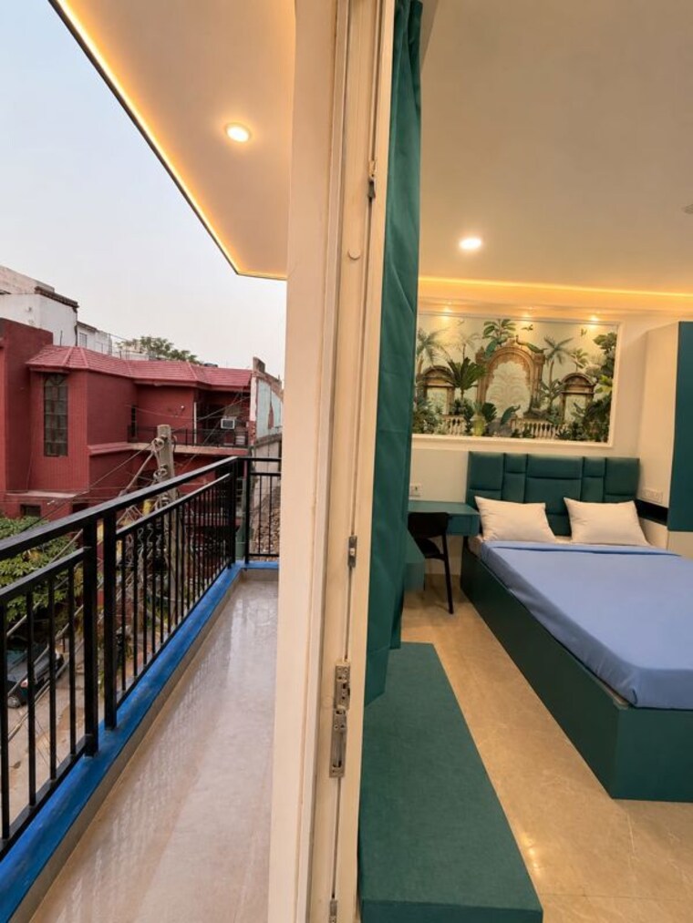 Balcony, sector 31 1 RK 530 Sq.Ft. Builder Floor In Sector 31 Gurgaon 10412920