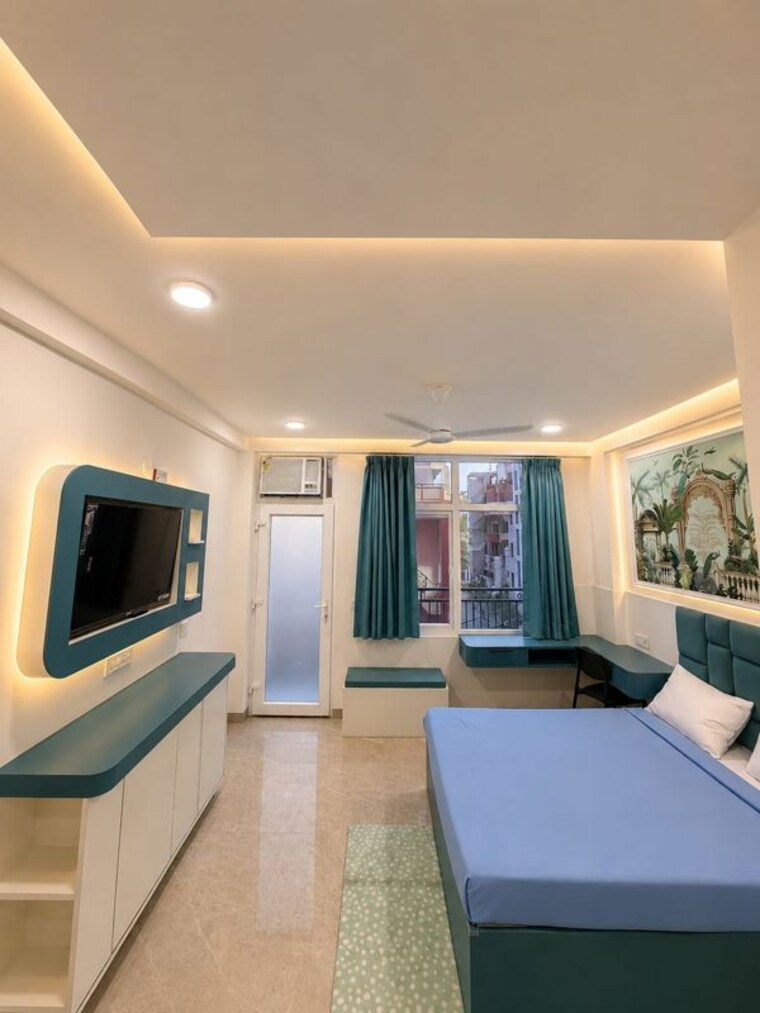 Living Room, sector 31 1 RK 530 Sq.Ft. Builder Floor In Sector 31 Gurgaon 10412920