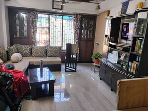 Living Room in 2 BHK Apartment at Kopar Khairane – for Rent