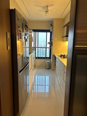 Kitchen in 3 BHK Apartment at Godrej Platinum Mumbai, Vikhroli East – for Rent