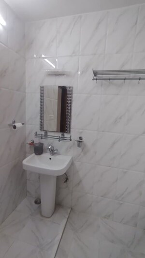 Bathroom in 2 BHK Apartment at Safdarjung Development Area – for Rent