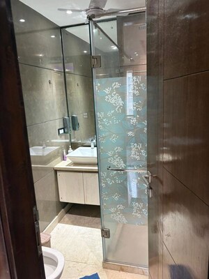 Bathroom in 3 BHK Builder Floor at Chittaranjan Park – for Rent