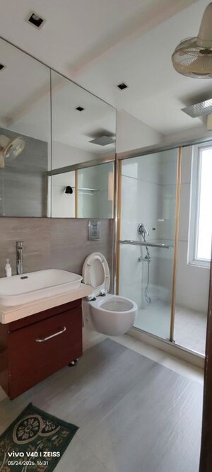 Bathroom in 3 BHK Builder Floor at Uday Park – for Rent