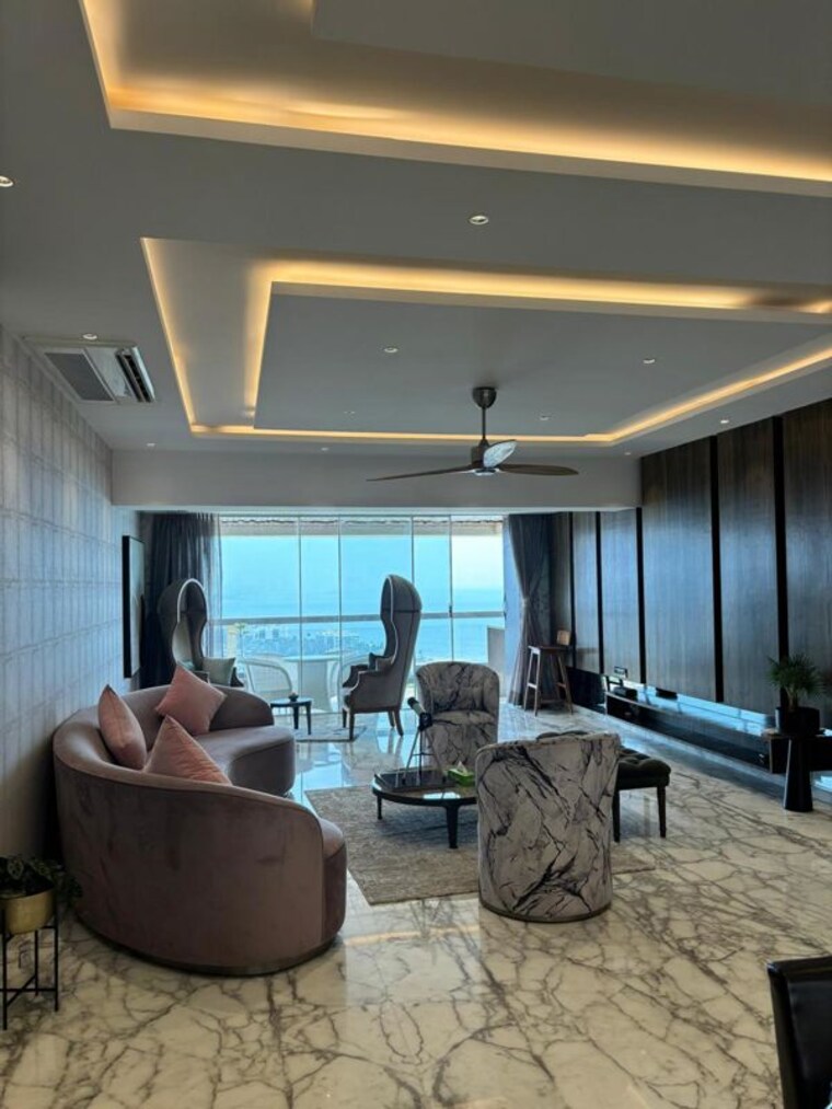 Living Room, k-hemani-bay-view 5 Bedroom 7500 Sq.Ft. Apartment In Andheri West Mumbai 10413048